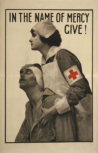 World War I Red Cross Poster — Albert Herter