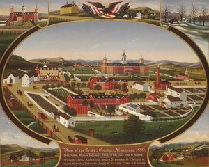 Berks County Almshouse, 1880 — John Rasmussen, Impressionistic Landscape