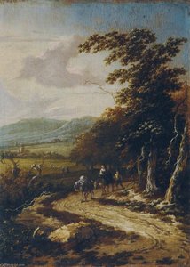 Extensive Landscape With Travellers — Jan Jansz Wijnants, Dutch Golden Age