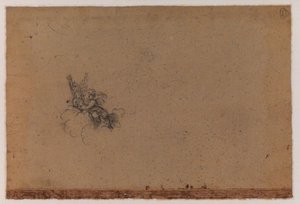 Putto Seated On A Cloud — Reni Guido (le Guide)