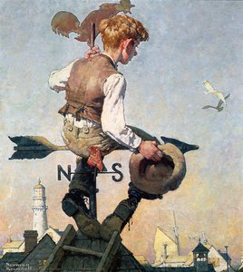 On Top Of The World — Norman Rockwell