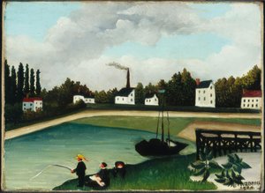 View Of The Quai D — Henri Julien Félix Rousseau (le Douanier)