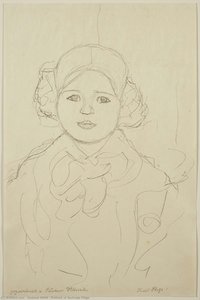Portrait Of Gertrude Flöge — Gustav Klimt