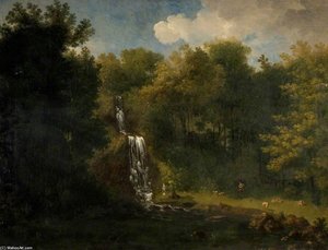 Landscape With Waterfall — Jacob More