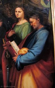 Madonna and child, saints and donor