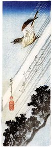 Cuckoo In The Rain — Ando Hiroshige