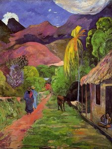 Road In Tahiti — Eugène Henri Paul Gauguin