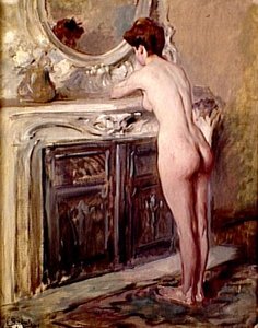Nu Devant La Glace — Lothar Von Seebach