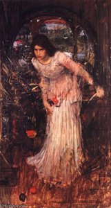 The Lady Of Shalott Study — John William Waterhouse