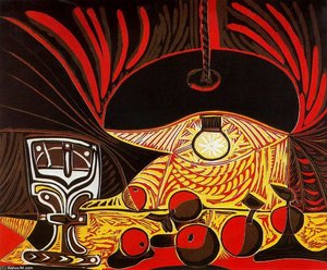 Still Life With Lamp 1 — Pablo Picasso