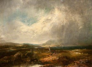 A Moorland Storm, Sutherland — John Crawford Wintour