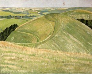The Round Hill — Bertha Ridley Bell, Impressionism
