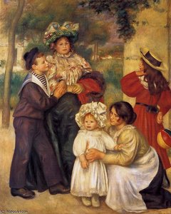 The Artist's Family — Pierre-auguste Renoir, Impressionist Painting