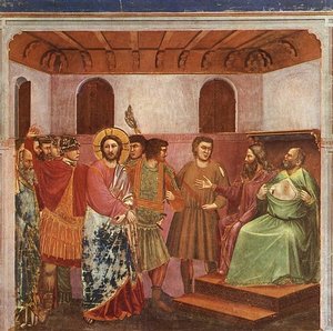 Scrovegni - [32] - Christ Before Caiaphas — Giotto Di Bondone, Early Renaissance
