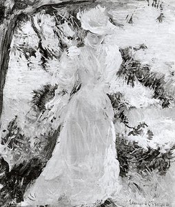 Mrs. Tarbell In The Garden, (painting) — Edmund Charles Tarbell