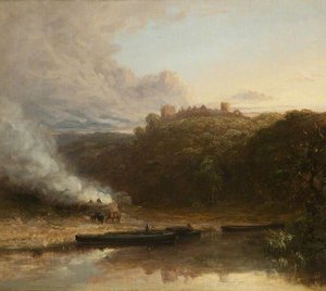 Dudley Castle — David Cox The Elder