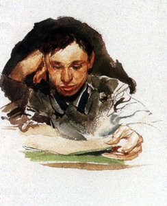 Portrait Of Student — Mikhail Vrubel