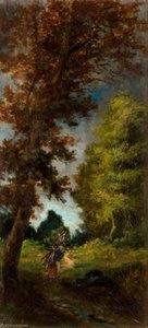 The Wood Gatherer — Narcisso Díaz De La Peña, Romanticism