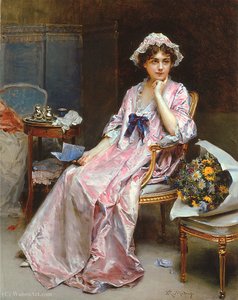 The Reluctant Mistress — Raimundo De Madrazo Y Garreta, Realism