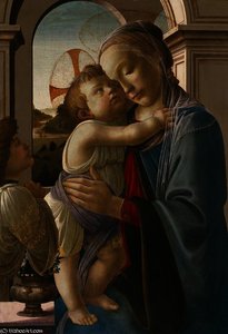 Virgin And Child With An Angel — Sandro Botticelli