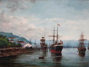 Português Porto De Santos — Benedito Calixto