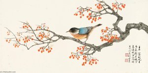 Perching by the Fruits