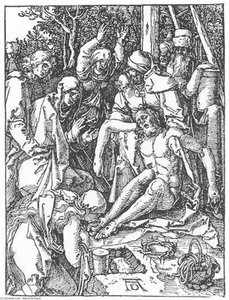 Small Passion: 27. The Lamentation For Christ — Albrecht Dürer, Mannerism