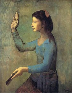 Woman With A Fan — Pablo Picasso, Realism