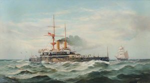 Hms 'trafalgar', 1898 — Henry J Morgan