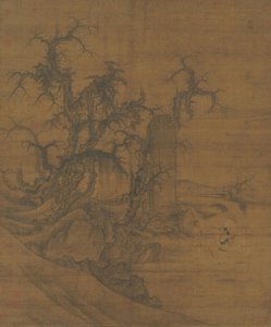 Title(japanese): 読碑窠石図 — Li Cheng Liang