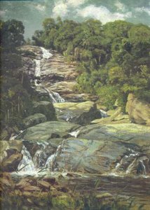 Small Cascade In Tijuca — Nicolas-antoine Taunay