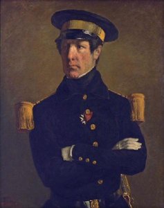 Portrait De Pierre Claude Aimable Gachot, Lieutenant De Vaisseau (titre Actuel) Portrait D'un Officier De Marine (titre Ancien) — Jean-françois Millet, Realism
