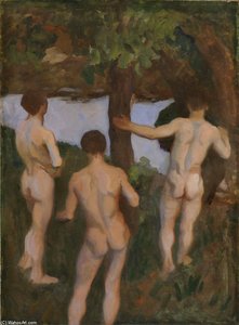 Boys On The Beach — Károly Ferenczy