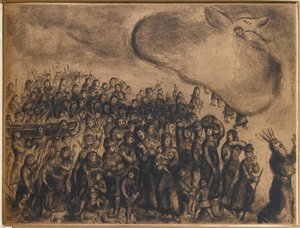 The People Of Israel Leaving Egypt — Marc Chagall