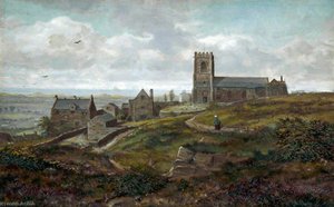 Wallasey Old Church And Manor House, Wirral, C.1853 — Harold Hopps