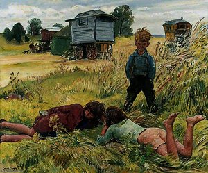 Young Gypsies — Dame Laura Knight