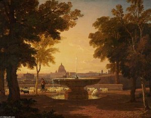 A Distant View Of Saint Peter's, Rome