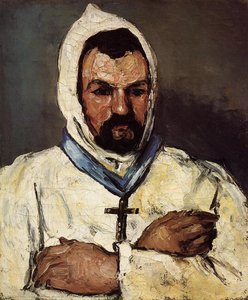 Portrait Of Uncle Dominique As A Monk — Paul Cézanne, Post-impressionism