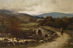 A Grey Day At Dalbrack, Glenesk — Allen Ramsay