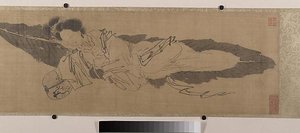 Beauty Sleeping On A Banana Leaf — Tang Yin