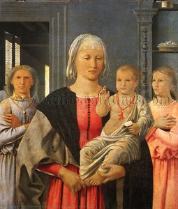 Madonna Of Segnigallia, Early Galleria Naz — Piero Della Francesca, Renaissance