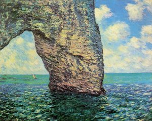 The Manneport At High Tide — Claude Monet