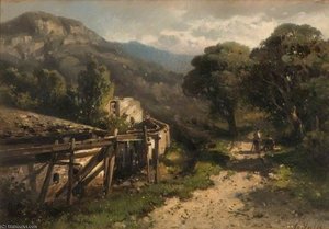Landscape And Mill