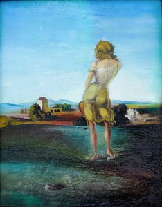 Girl With Curls — Salvador Dalí