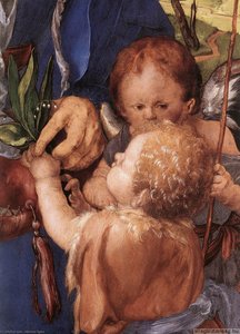Madonna With The Siskin (detail) — Albrecht Dürer