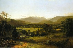 'the White Mountains (also Known As Mount Washington From The Valley Of Conway)' — John Frederick Kensett, Hudson River School