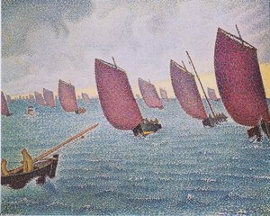 Regatta In Concarneau — Paul Signac