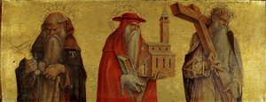 S. Antonio Abate, Gerolamo, Andrea — Carlo Crivelli