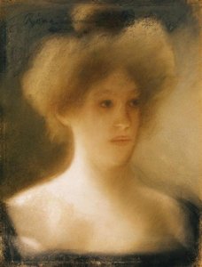 Portrait Of A Blonde Lady — József Rippl-rónai