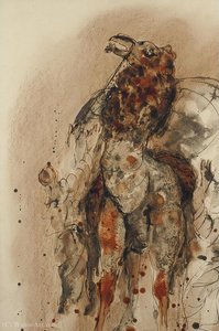 Loading The Camel, (1959) — Reuven Rubin